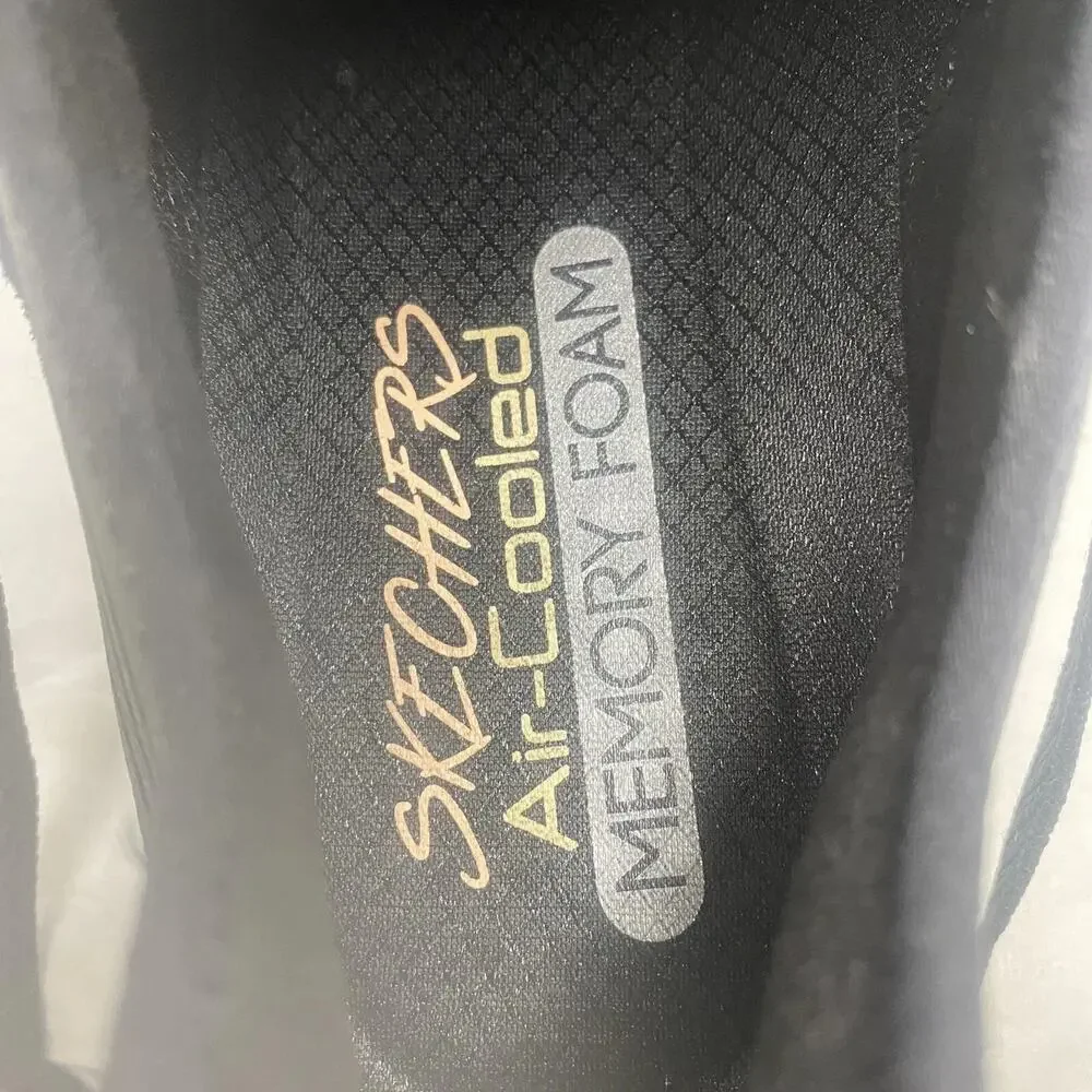 Skechers Skyline Memory Foam Shoes Womens Size 10 Black Air-Cooled Sneakers - Picture 8 of 8